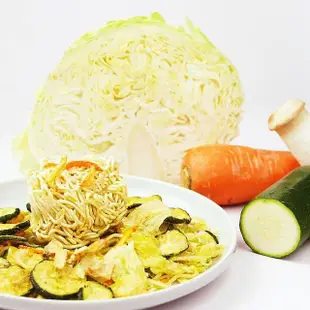 【果然特蔬】野菜鮮菇非油炸蔬食拉麵經典原味 非油炸養生素食泡麵 六入碗裝(540g 全素)