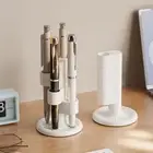Multi-Purpose Makeup Brush Storage Rotating Storage Rack Office Desk