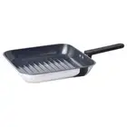 Stove Top Non Stick Grill Pan Indoor Outdoor Cooking Griddle Stainless Steel