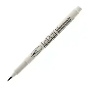 4100-0009 Marvy LePen Technical Drawing Pen, Brush Tip, Black Ink, Pack of 1