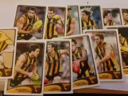 2008 AFL Herald Sun Hawthorn Hawks 12 card Team Set Roughead, Franklin, Crawford