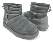 UGG Men's Classic Mini Pull-On Weather Waterproof Insulated Boots Metal Size 7