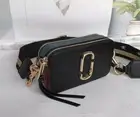 Marc Jacob Black Green Multi Snapshot Camera Crossbody Hand Bag BNWT & Dustbag.