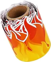 DIYEAH Roll of Flame Shaped Bulletin Board Trim Sticker Versatile Decor for Classroom Office Door Window Blackboard Easy to Apply