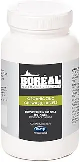 Boreal Zinpro Organic Zinc Chewable Tablets - 180 Count