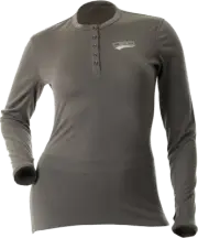 DSG 45214 Merino Wool Base Layer Shirt Grey Small