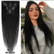 CLEARANCE Double Weft THICK Clip in Remy Human Hair Extensions Full Head Blonde