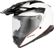 Acerbis Attack, adventure helmet , color: White/Black/Red , size: XS
