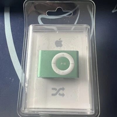 Apple 2nd Generation Genuine Apple iPod Shuffle 2GB Green A1204 MB523LL/A Rare