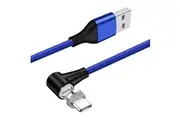 TEGAL E360 Sideway Magnetic Fast Charging Cable for USB C Blue 1m