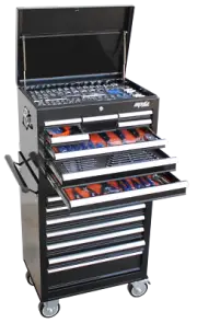 Toolkit 307Pc Metric/Sae - Black 15 Drawer Custom