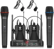 Debra Audio Pro UHF 4 Channel Wireless Microphone System