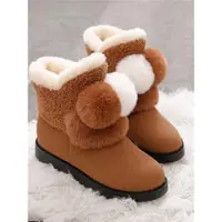 在飛比找ETMall東森購物網優惠-時尚保暖內增高厚底棉鞋雪地靴