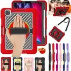 Shockproof Stand Case For iPad 8th 9th 10th 11th Gen A16 W/Shoulder Strap Cover