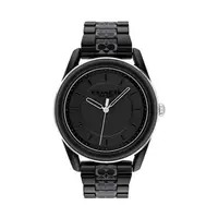 在飛比找momo購物網優惠-【COACH】蔻馳 Preston 黑色陶瓷女仕手錶 38m