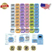 Multi-Function Digital Timers - 48 Pack with Large Display & Magnetic Backing