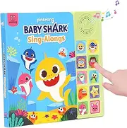 Baby Shark Sing-Alongs 10 Button Sound Book | Baby Shark Toys, Baby Shark Books | Learning & Education Toys | Interactive Baby Books for Toddlers 1-3 | Gifts for Boys & Girls