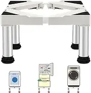 SSEHCWAN Washer and Dryer Stands, Washing Machine Stand Base Adjustable Appliance Base Max Load 770LB/350KG Pedestal for Washing Machine Dryers Refrigerator, Increase 9.4-10.6inch 24-27cm Height