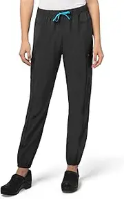 CARHARTT Women's Force Modern Fit Jogger Scrub Pant, Black, Small