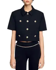 Sandro Short Sleeve Jacket