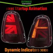 Mini R56 2010-2014 Red Flag Union Jack Rear Lights Upgrade Dynamic Sequential