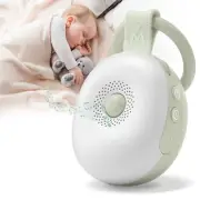 White Noise Machine - Portable Sound Machine for Baby Essentials, Rechargeable W