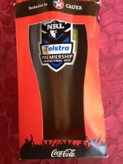 NRL Grand Final 2010 Rugby League Football St George Roosters COCO COLA GLASS