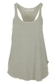 Stripe Overlocked Racer Back Tank--MIN-MPB0139