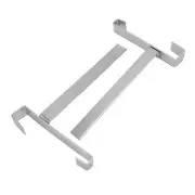 2Pcs Frame Holder Home Stainless Steel Split Type Bee Hive Perch Beekeeping Tool