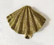 Brass Sea Shell Door Knocker Solid Brass Knocker Au