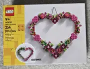 NEW - LEGO - HEART ORNAMENT - 254 PCS - SET # 40638 - 9+
