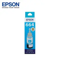 在飛比找博客來優惠-EPSON 664(C13T664200)原廠藍色墨水匣