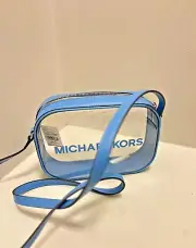 Michael Kors Jet Set Travel Medium Oval Camera Crossbody Bag (South Pacific)