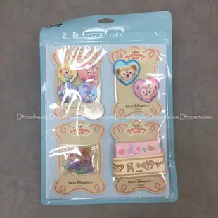 東京迪士尼 2019 達菲 雪莉玫 畫家貓 史黛拉兔 暖心系列 手作 鈕扣 緞帶 刺繡布貼 手縫配件組