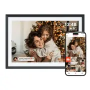 Frameo 10.1 in Smart WiFi Digital Photo Frame,Electronic Picture Frame Slides...