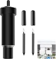 2 Pcs Deep Cut Blade with Housing, Fine Point Replacement 60 Degree Cut Blade Holder Tool Kit Compatible with Cricut Maker Explore Air 2 for Cutting Thick Materials Adhesive Foil Crafting DIY Gifts