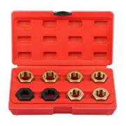 Easy Axle Thread Cleaning and Repair with Universal Thread Chaser Kit 8pcs
