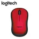 【logitech 羅技】M221 靜音無線滑鼠 紅