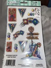 Holiday Rub On Transfer Decals New Christmas Lolly Pop Road Chris Thornton
