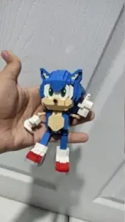 Cartoon Sonic Building Blocks Action Figure Cartoon Sonic Toy Bricks