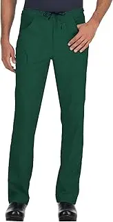 [koi] Lite Men's Endurance Straight Leg Drawstring Scrub Pant XXX-Large Tall Hunter