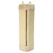 19'' Cat Wall Corner Hanging Scratching Board Mat Post Pet Toys Supplies BEIGE COLOR