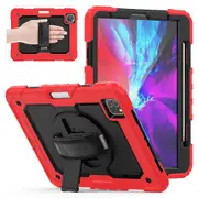 MCC Shockproof iPad Pro 11 2018 (1st Gen) Strap Rugged Case Cover Apple [Red]
