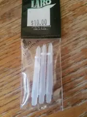 L-Style Laro Locked Straight Dart Shafts Milky White 260 In Between