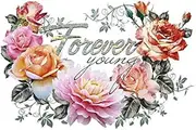 Colour Iron-on transfers, DIN A4, Filigree Without Background, Decorate Textiles Such as T-Shirts and Bags with Iron-on Motifs, Quickly and Easily Iron on Pictures, DIY Textile Design (Forever Young)