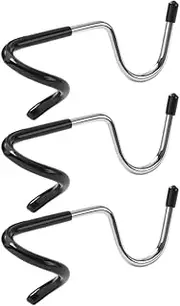 SUPVOX 3Pcs Steel Camping Lantern Pole Hooks, Portable Spiral Hangers for Tent Lights, Outdoor Lamp Hook for Hiking, Fishing, Family Gatherings