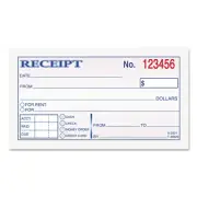 Tops Money and Rent Receipt Books 2-3/4 x 4 7/8 2-Part Carbonless 50 Sets/Book