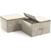 Sorbus Stemware Hard Shell Storage Case