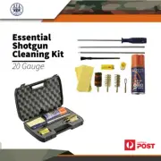 Beretta Essential Shotgun Cleaning Kit 20 Gauge Brush Snap Caps Patches Gun Oil