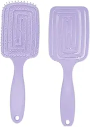 1 PCS Curl Hair Brush, Curly Defining Brush, Vented Hair Brush for Shaping, Detanging and Defining Curls For Women and Men Less Pulling (Purple, One size)